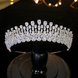 Swarovski Crystal Crown Tiara Tear Drop Style