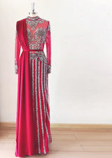 NEW ARRIVAL 2022 Luxury Evening Dress Beading Sequined Long Sleeves Mermaid Sparkly