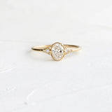 Mini Zircon Engagement Ring for Women Rings Female Gold Fine Jewelry