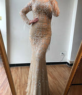 Luxury Tassel Beading Long Dress / Plus Size available