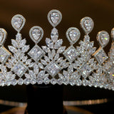 Swarovski 5 Pieces Bridal Jewelry Set Bridal Crown Luxury - Dubai Nigeria