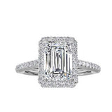 Sterling silver Cushion cut 8mm AAAAA Cz Stone Wedding Band