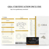 1 Carat Moissanite Pendant Heart Necklace with Platinum Plating