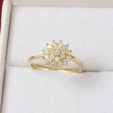 14K Yellow Gold 1.5 Carats Diamond Luxury Engagement & Wedding Ring