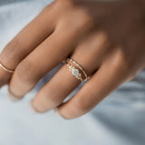 Mini Zircon Engagement Ring for Women Rings Female Gold Fine Jewelry