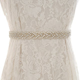 Rhinestones Wedding Dress Belt Sliver Crystal Bridal Sash Diamond Bridal Belt For Women Dresses