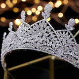 Swarovski Crystal Crown Wedding Head Crown Tiara