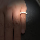 White Gold Plated Moissanite Ring 1.5 CTW -F Color-Moissanite Diamond Wedding Jewelry