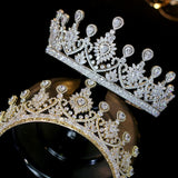 Swarovski Crystal Crown Tiara - Merna