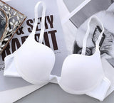 U Plunge Half Cup Brassiere Underwear Push Up