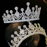 Swarovski Crystal Crown Tiara - Merna