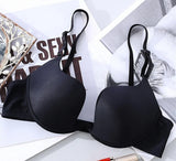 U Plunge Half Cup Brassiere Underwear Push Up