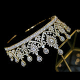 Swarovski Crystal Crown Tiara - Merna