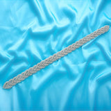 Rhinestones Wedding Dress Belt Sliver Crystal Bridal Sash Diamond Bridal Belt For Women Dresses