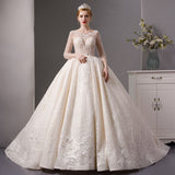 Luxury Beading Bridal Ball Gown Dress