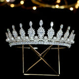 Swarovski Crystal Pearl Crown Crystal Tiara Wedding Bridal