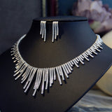 Swarovski Crystal Wedding Day Necklace and Earrings set