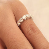 White Gold Plated Moissanite Ring 1.5 CTW -F Color-Moissanite Diamond Wedding Jewelry
