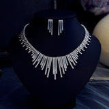 Swarovski Crystal Wedding Day Necklace and Earrings set