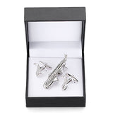 Men's Gift Set Tie clip and exquisite Cufflinks