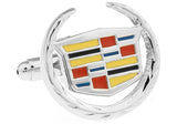 Men's Car Emblem logo Cufflinks