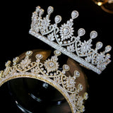 Swarovski Crystal Crown Tiara - Merna