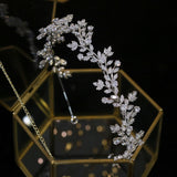 Swarovski Crystal Wedding Head Band -Joanna