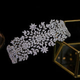 Swarovski Crystal Wedding Head Band Hair Piece -Honey