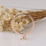 Moissanite Diamond Engagement Ring Wedding Band - Fine Jewelry