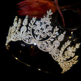 Swarovski Crystal Wedding Crown Tiara- Jessie