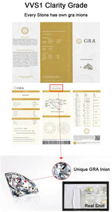 2 Carat Certified D Color Moissanite Engagement Ring