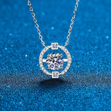 2CT Certified Lab Diamond Pendant Necklace Excellent Cut VVS1 Moissanite Necklace