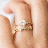 Mini Zircon Engagement Ring for Women Rings Female Gold Fine Jewelry