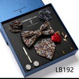Luxury Gift Box Men's Tie Set Luxurious Silk Tie Necktie Set for Men- 8pcs