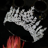 Swarovski Crystal Wedding Crown Tiara- Jessie