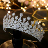 Swarovski 5 Pieces Bridal Jewelry Set Bridal Crown Luxury - Dubai Nigeria