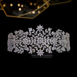 Swarovski Crystal Wedding Head Band Hair Piece -Honey