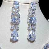 Beautiful Swarovski Crystal Drop Necklace and Earrings.
