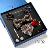 Luxury Gift Box Men's Tie Set Luxurious Silk Tie Necktie Set for Men- 8pcs