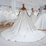 Luxury Princess 2023 model Wedding Dress Off the Shoulder Lace Appliques