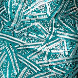 Plus Size Formal V Neck Sequin Slit Back Cloak Dress