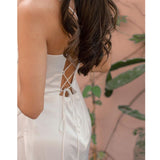 New Sling Sleeveless Slim Fit Open Back Slit Sexy Dress