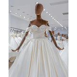 Luxury Princess 2023 model Wedding Dress Off the Shoulder Lace Appliques
