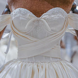Luxury Princess 2023 model Wedding Dress Off the Shoulder Lace Appliques