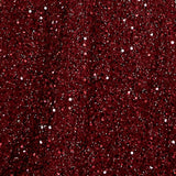 Plus Size Draped Sweetheart Burgundy Mermaid Sequin Dress