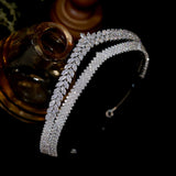 Luxurious Handmade Tiara Wedding Crown -Cleo