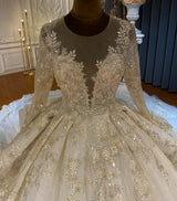 Elegant Heavy Beaded/Crystal Ball Gown