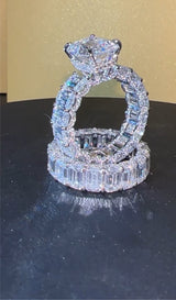 Viral Custom 35.2Ct Wedding Ring VVS1 Grade GRA/ IGI