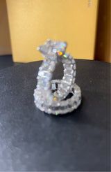 Viral Custom 35.2Ct Wedding Ring VVS1 Grade GRA/ IGI