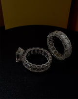 Viral Custom 35.2Ct Wedding Ring VVS1 Grade GRA/ IGI